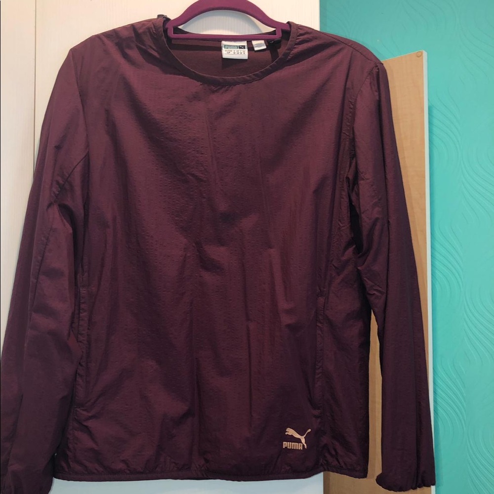 Puma rain jacket sweatshirt